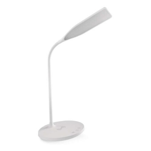 Stolná LED lampa Oscar s bezdrôtovým nabíjaním biela Stolná LED lampa Oscar s bezdrôtovým nabíjaním biela