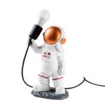 Stolná lampa Astronaut bronzová/biela