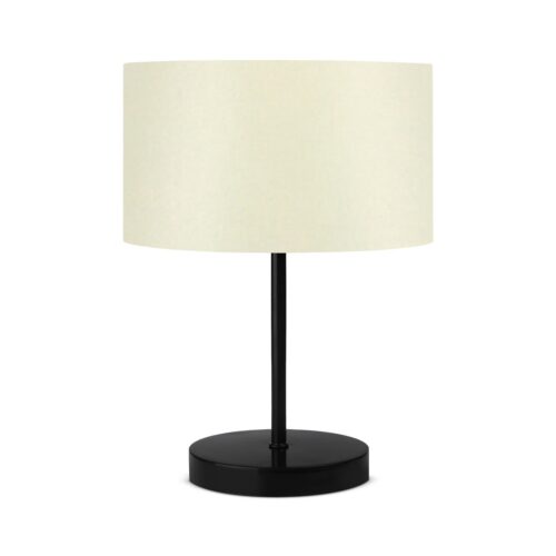 Stolná lampa Barabas krémová/čierna Stolná lampa Barabas krémová/čierna