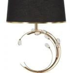 Stolná lampa Bruxelles 65 cm čierno-zlatá