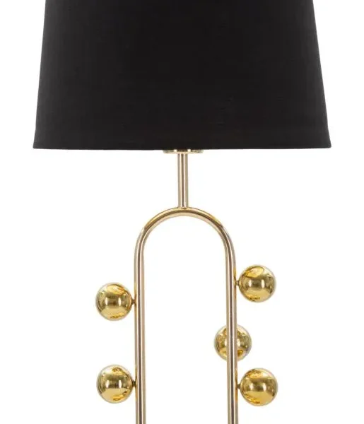 Stolná lampa Bubble 61 cm čierno-zlatá