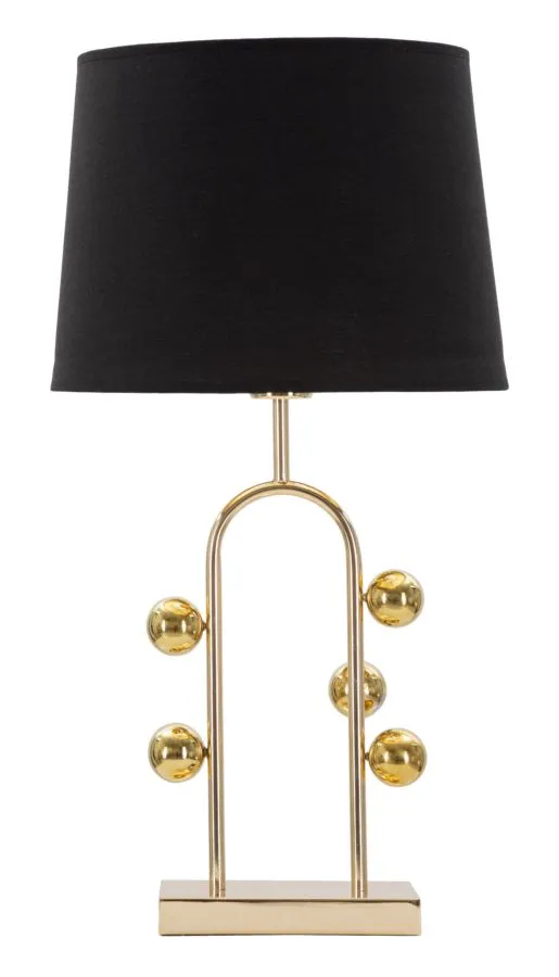 Stolná lampa Bubble 61 cm čierno-zlatá Stolná lampa Bubble 61 cm čierno-zlatá