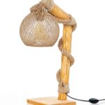 Stolná lampa Canata prírodný dub