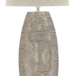 Stolná lampa Eclips Tower 90 cm béžová