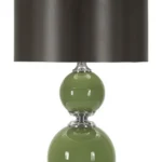 Stolná lampa Eva Two 65 cm čierno-zelená