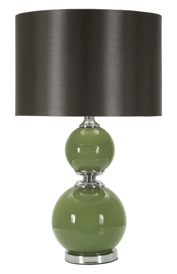 Stolná lampa Eva Two 65 cm čierno-zelená Stolná lampa Eva Two 65 cm čierno-zelená
