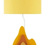 Stolná lampa Farba A 57 cm žlto-oranžová