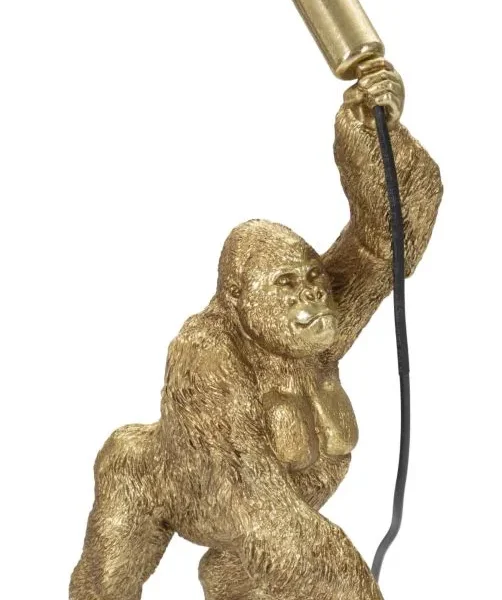 Stolná lampa Gorilla 40 cm zlatá