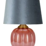 Stolná lampa Helene Ball 50 cm modro-červená