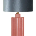 Stolná lampa Helene Tower 70 cm modro-červená