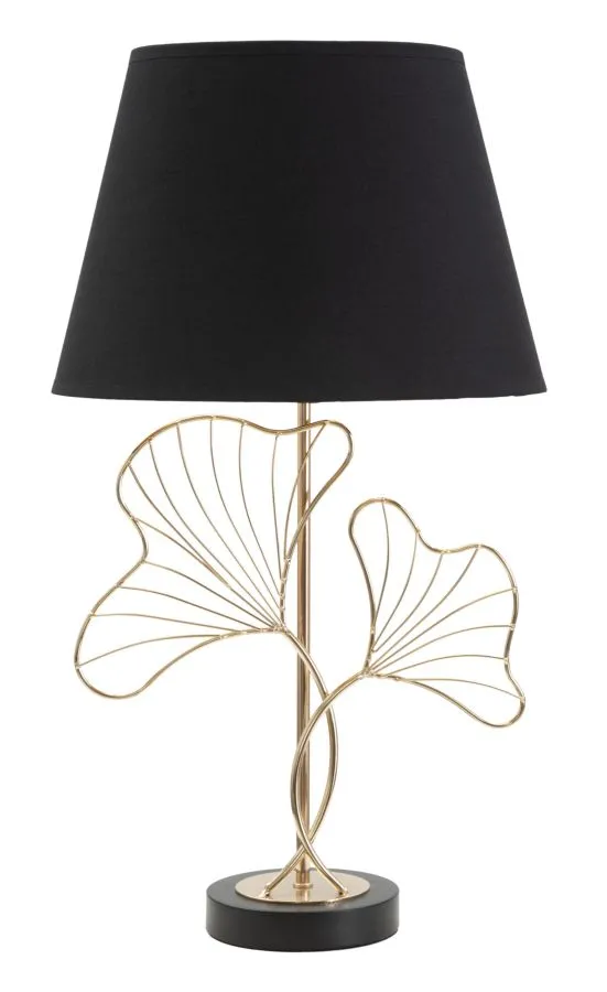 Stolná lampa Leaves 60 cm čierno-zlatá Stolná lampa Leaves 60 cm čierno-zlatá