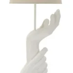 Stolná lampa Life 93 cm biela