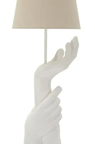 Stolná lampa Life 93 cm biela