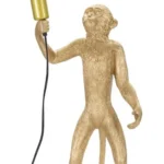 Stolná lampa Monkey 55 cm zlatá