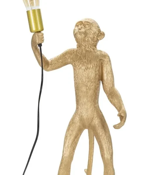 Stolná lampa Monkey 55 cm zlatá