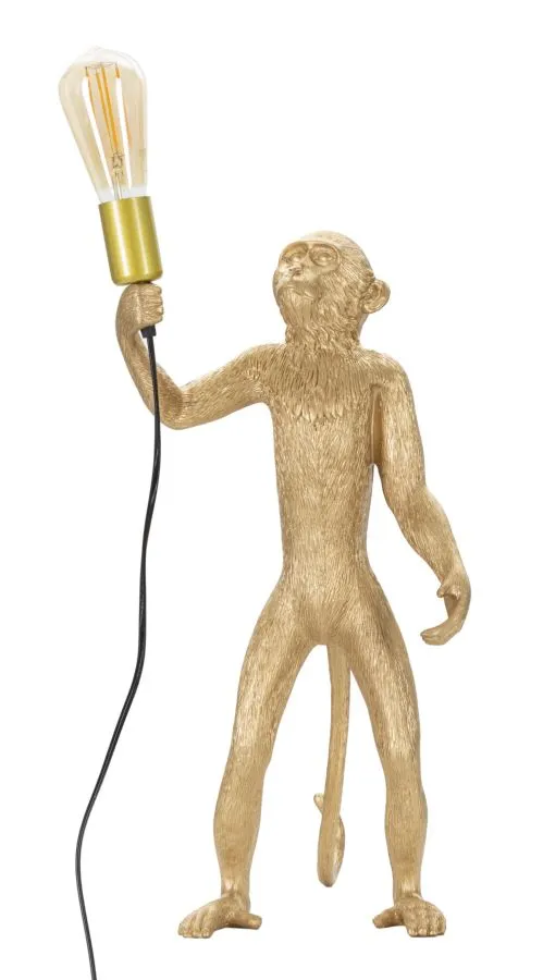Stolná lampa Monkey 55 cm zlatá Stolná lampa Monkey 55 cm zlatá