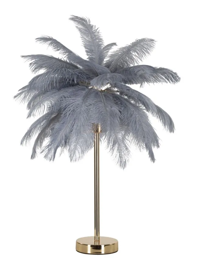 Stolná lampa Palm 55 cm sivá Stolná lampa Palm 55 cm sivá