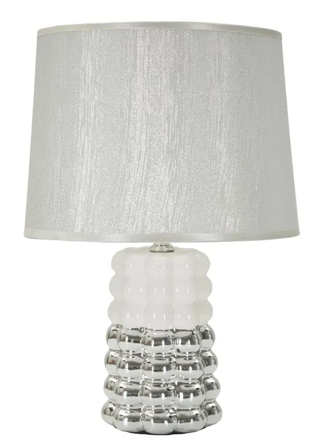 Stolová lampa Čipka 33 cm strieborná Stolová lampa Čipka 33 cm strieborná