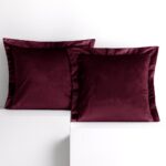 Súprava 2 ks obliečok na vankúše AmeliaHome Velvet Side červená