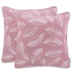 Súprava obliečok na vankúše CALM 2 ks 45x45 cm ružová/biela II