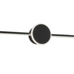 Svietidlo do kúpeľne s LED Round BLACK 80CM APP850-1W