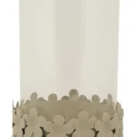 Svietnik Dune 21 cm číry/krémový
