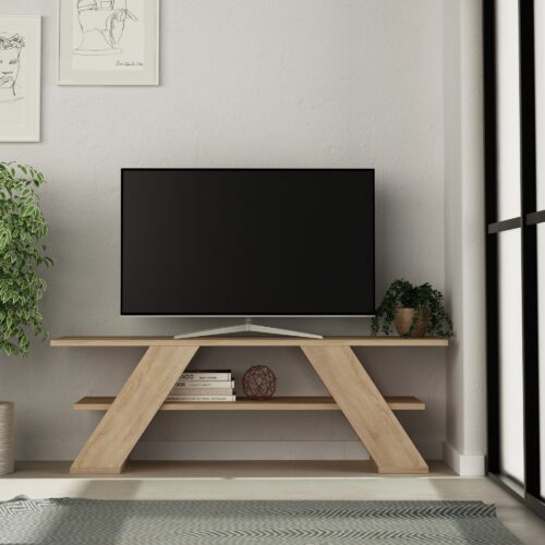 TV stolík Houseland Farfalla 120 cm dub prírodný TV stolík Houseland Farfalla 120 cm dub prírodný