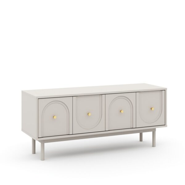 TV stolík Mazoma 154 cm kašmír/zlatý