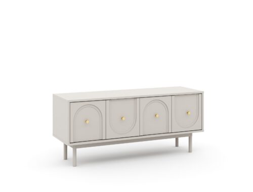 TV stolík Mazoma 154 cm kašmír/zlatý TV stolík Mazoma 154 cm kašmír/zlatý