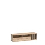 TV stolík Moderno C6 160 cm dub Artisan/čierny