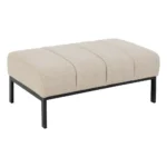 Taburet Caix 100 cm béžový/čierny