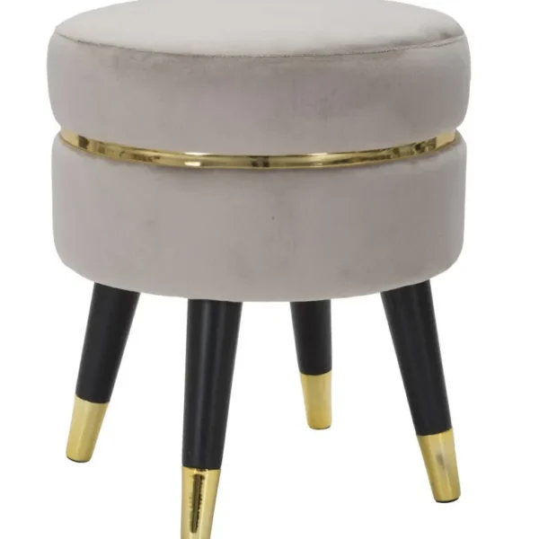 Taburet PARIS 35 cm sivý
