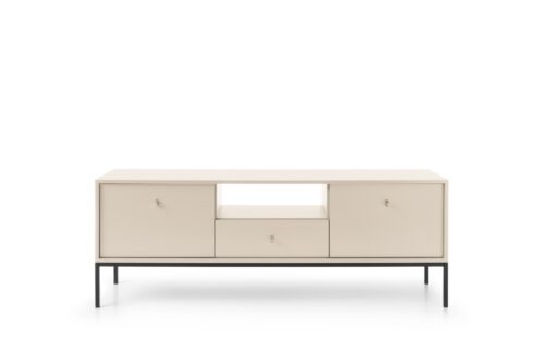 Televízny stolík Mono II 154 cm béžovo-čierny Televízny stolík Mono II 154 cm béžovo-čierny