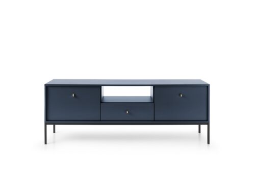 Televízny stolík Mono II 154 cm modrý/čierny Televízny stolík Mono II 154 cm modrý/čierny