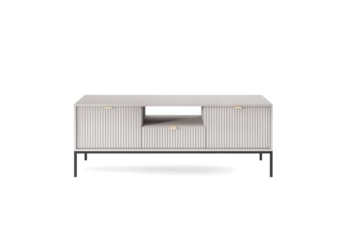 Televízny stolík Nova 154 cm sivý/čierny Televízny stolík Nova 154 cm sivý/čierny