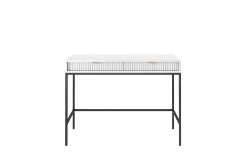 Toaletný stolík Nova 104 cm biely/čierny Toaletný stolík Nova 104 cm biely/čierny