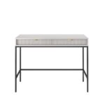 Toaletný stolík Nova 104 cm sivý/čierny
