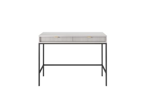 Toaletný stolík Nova 104 cm sivý/čierny Toaletný stolík Nova 104 cm sivý/čierny