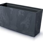 Truhlík s vkladom CORBI II 77 cm antracit