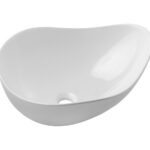Umývadlo na dosku Cloud 51 cm biele