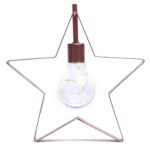Vianočná LED lampa STAR červená