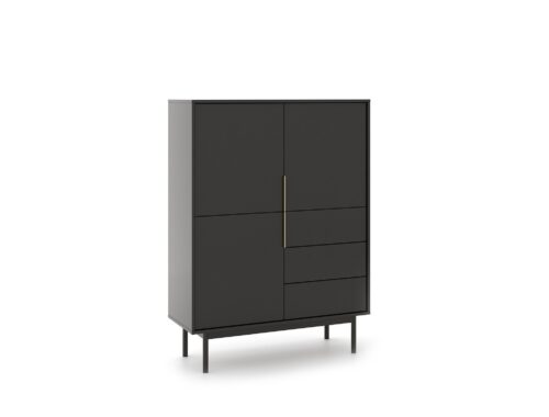 Vysoká komoda Viva 104 cm čierna Vysoká komoda Viva 104 cm čierna