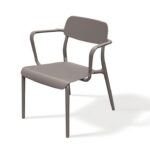 Záhradné kreslo Rimos 62 cm zemito hnedé