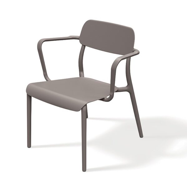 Záhradné kreslo Rimos 62 cm zemito hnedé