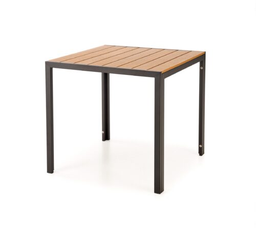Záhradný stôl Fierro 80 cm hnedý/čierny Záhradný stôl Fierro 80 cm hnedý/čierny