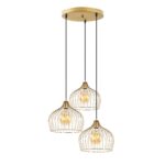 Závesné svietidlo Bek II zlaté