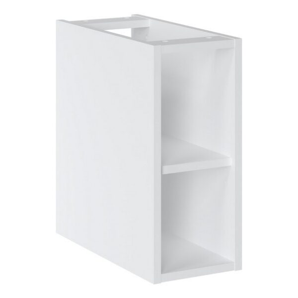 Závesný kúpeľňový regál Iconic 20 cm biely