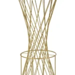 Barový stôl Tower New 70 cm čierno-zlatý