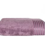 Bavlnený froté uterák s modalom Vela 70x140 cm fialový