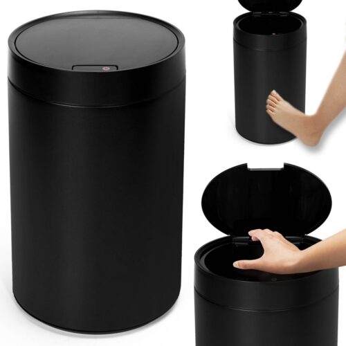 Bezdotykový odpadkový kôš JUNK čierny Bezdotykový odpadkový kôš JUNK čierny